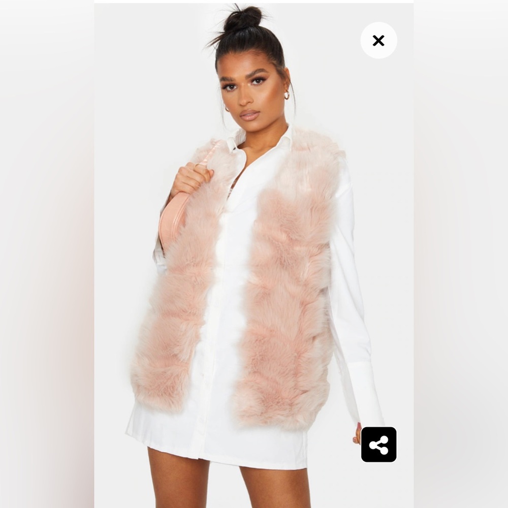PLT Faux Fur Vest